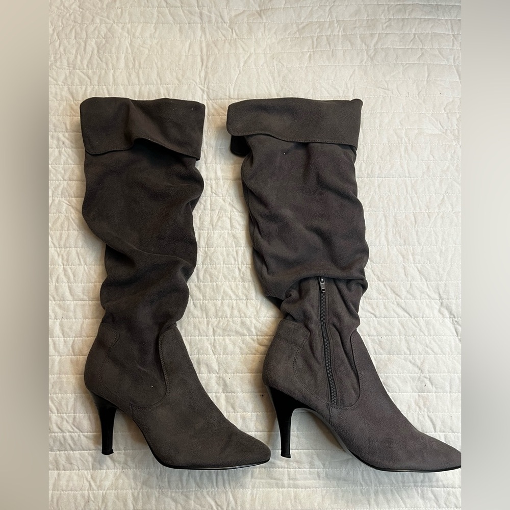 Skechers Slouchy Suede Tall Boots Knee High